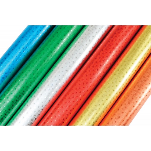 Embossed Star Foil Rolls