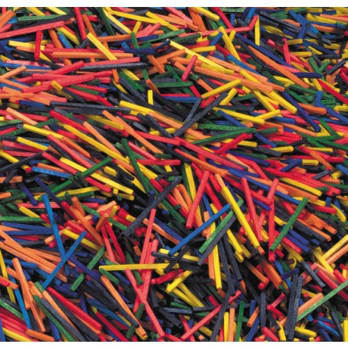 Matchsticks Coloured - Pack 1000