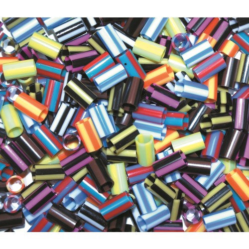 Straw Beads - Striped