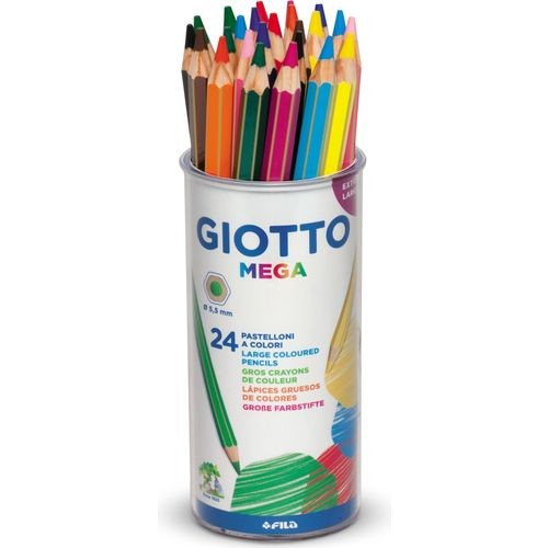 Giotto Mega Colouring Pencils - Assorted Colours