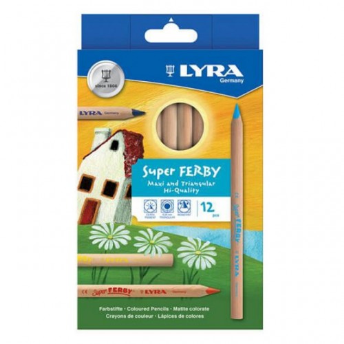 Lyra Super Ferby Nature Colouring Pencils - Hangpack