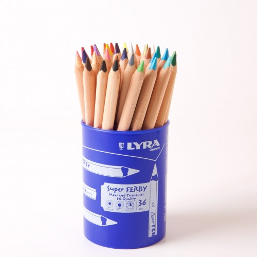 Lyra Super Ferby Nature Colouring Pencils - Pot