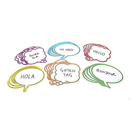 Die-cut Display Embellishments - Speech Balloons