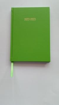 Academic Diary A4 Day A Page 2022-23 Lime Green