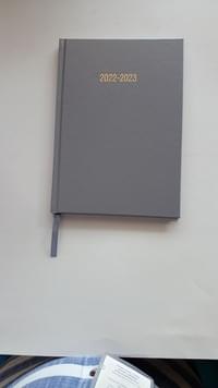 Academic Diary A4 Day A Page 2022-23 Light Grey