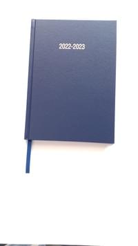 Academic Diary A4 Day A Page 2022-23 Navy Blue