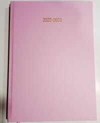 Academic Diary A4 Day A Page 2022-23 Pink