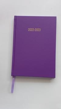 Academic Diary A4 Day A Page 2022-23 Mauve