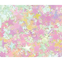 Iridescent Star and Snowflake Sequins