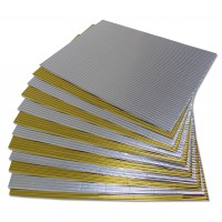 Micro Flute Corrugated Sheets - Gold & Silver