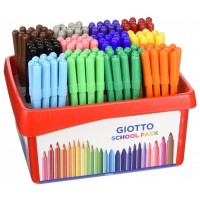 Giotto Turbo Colour Felt Tips - Schoolpack 144pcs