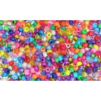 Plastic Pony Beads - Assorted