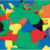 Peel and Stick Eva Foam - Transport Shapes