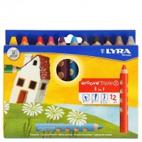 Lyra Groove Triple One Colouring Pencil - Hangpack