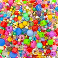Assorted Plastic Beads Assortment