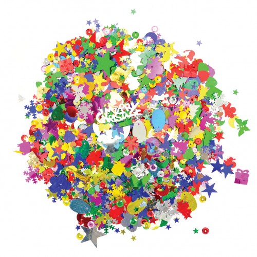 Assorted Sequins and Spangles - Tub