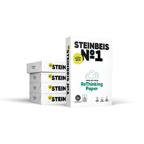 A3 Steinbeis No.1 Natural off-white Paper 80gsm - Ream 500 sheets eco-friendly office product