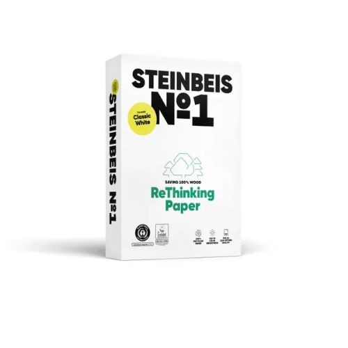 A3 Steinbeis No.1 Natural off-white Paper 80gsm - Ream 500 sheets eco-friendly office product