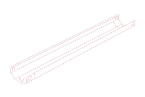 White Premium Cable Management Tray for the Advance, Liberty, Zero, Chromo Forge Desk Ranges