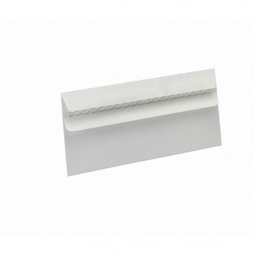 5 Star Eco Envelopes Wallet Recycled Self Seal Window 90gsm DL 220x110mm White Pack 500
