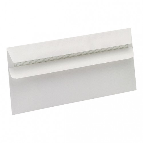 5 Star Eco Envelopes Wallet Recycled Self Seal 90gsm DL 220x110mm White Pack 500