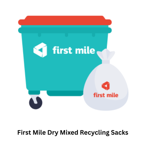 First Mile Dry Mixed Recycling Sacks eco-friendly office product