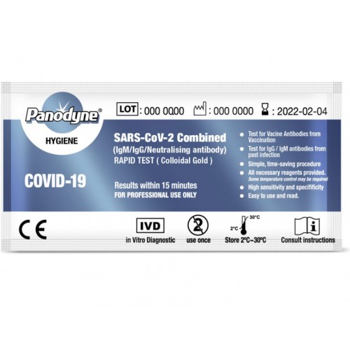 Panodyne COVID-19 IgM/IgG/Neutralising Antibody Post Vaccine Rapid Test Kit