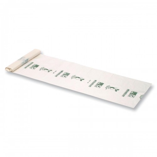 5 Star Facilities Compostable Liners Potato Starch Extra Heavy Duty 70Ltr W320/620xH800mm White Roll 10