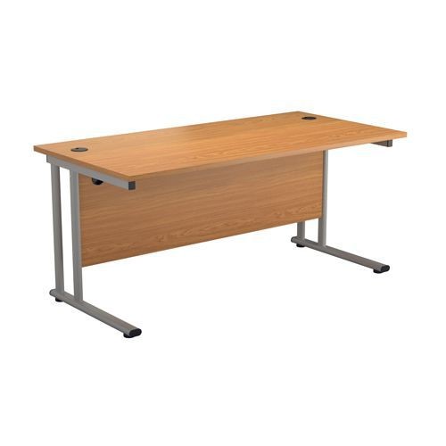 TGO Cantilever Workstation Beech 1200 x 800 Rectangle