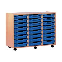 Mobile Tray Storage Units & Classroom Tray Trolleys