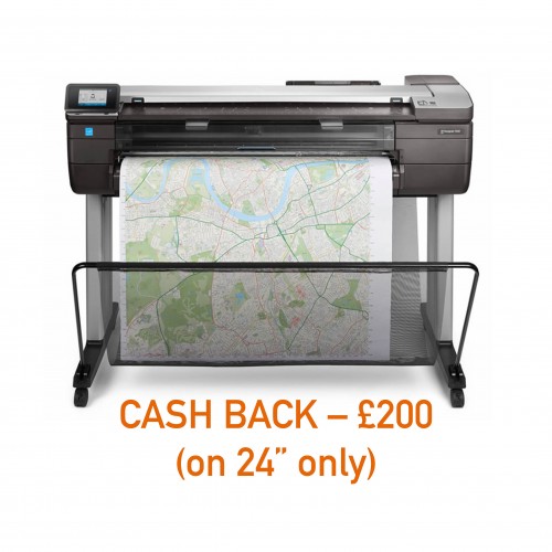 Designjet T830 eMFP Printer - 24in