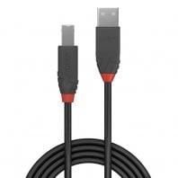 10m USB 2.0 Type A to B Cable, Anthra Line