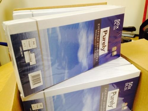 Initiative En DL P&Seal 90g White 50s