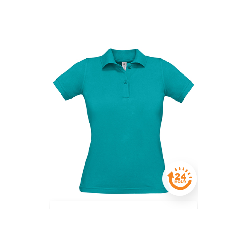 B&c Collection Safran Pure Ladies' Polo Shirt - Real Turquoise