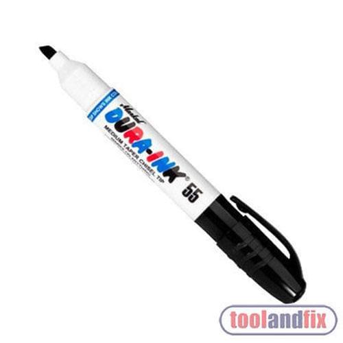 Markal MRK-96529 Dura-Ink 55 Black Chisel Tip Marker Pen