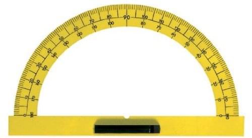 Helix 180 Degree Whiteboard Protractor X03040 [Pack 5]