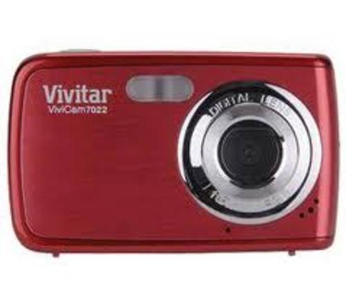 Vivitar V7025 7MP Digital Camera - Red