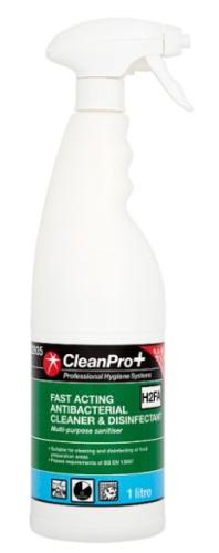 CleanPro+ Fast Acting Antibacterial Cleaner & Disinfectant H2FA 1 Litre