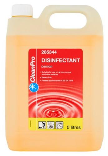 CleanPro Disinfectant Lemon 5 Litres