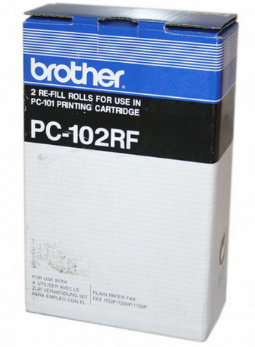 Brother PC-102RF 2 Refill rols Twin pack for PC 101