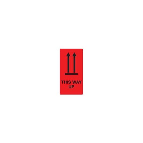 This Way Up Labels 75x150mm [Roll 500 labels]