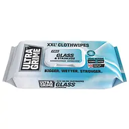Ultragrime Ultragrime Pro Glass and Stainless XXL+ Cleaning Wipes 50 Pack