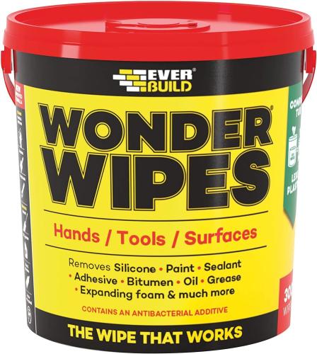 Everbuild Giant Wonder Wipes Multi Purpose Hand Wipes 300 wipes