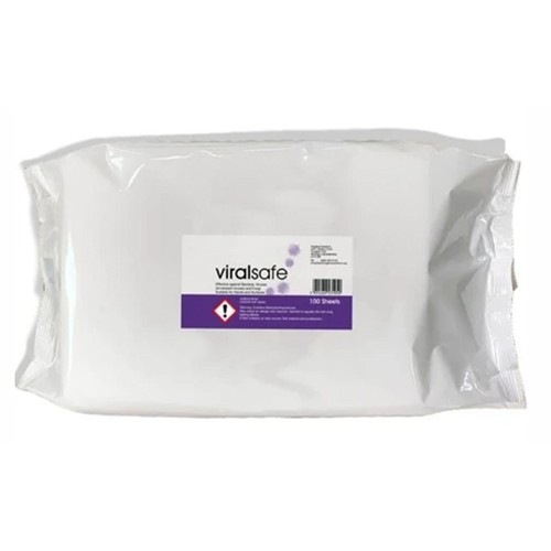 Anti Viral Hand/Surface Wipes Pk100