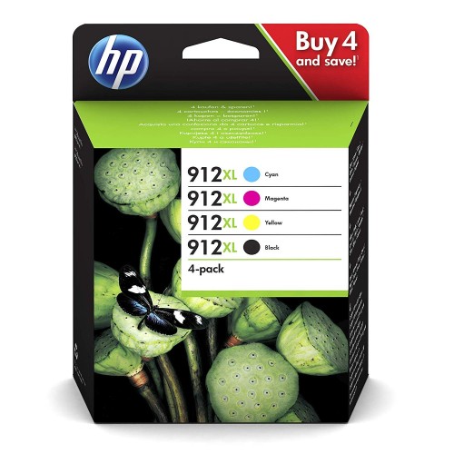 ORIGINAL HP 912XL MULTI PACK BLACK/CYAN/MAGETNA/YELLOW