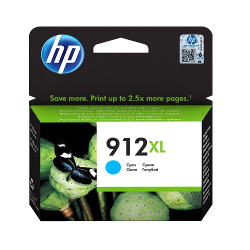 ORIGINAL 912XL CYAN INKJET FOR HP
