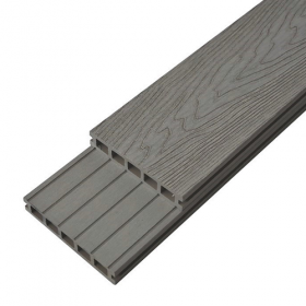 WPC 3D WOODGRAIN "Grey Slate? - Composite Decking 4M