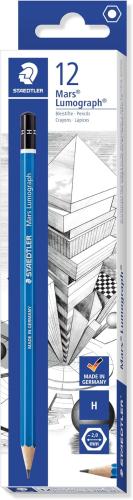 Staedtler Mars Lumograph Pencils 100H