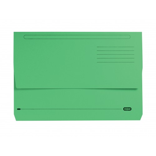 Elba Strongline Document Wallets Foolscap Green