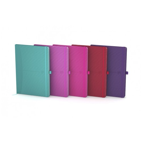 Oxford Casebound Note Books A5 160 Pages Assorted Bright Colours